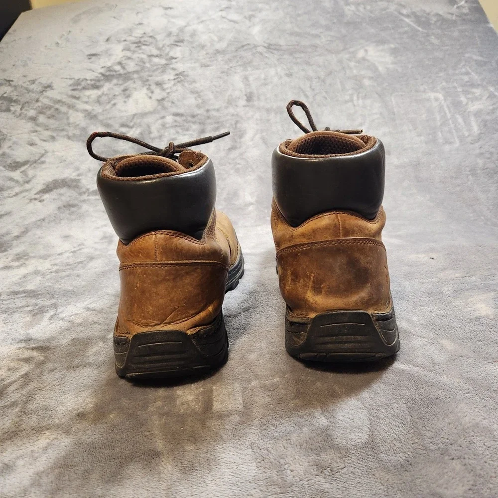 Wolverine Boots Mens 9.5 Brown Leather Durbin Waterproof 6